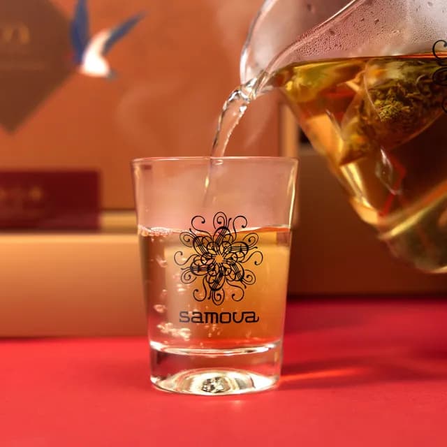 【Samova】祝福之馨 茶饗中秋禮盒(德國天然茶包18入/洋甘菊茶/水果茶/綠國寶茶/草本綠茶)