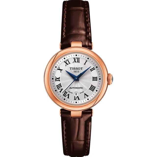 【TISSOT 天梭】Bellissima 羅馬機械女錶-29mm 手錶 送禮 推薦(T1262073601300)