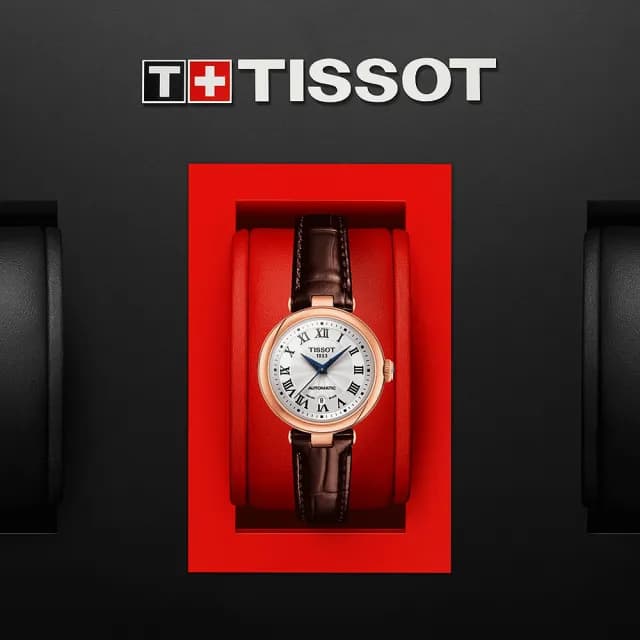 【TISSOT 天梭】Bellissima 羅馬機械女錶-29mm 手錶 送禮 推薦(T1262073601300)