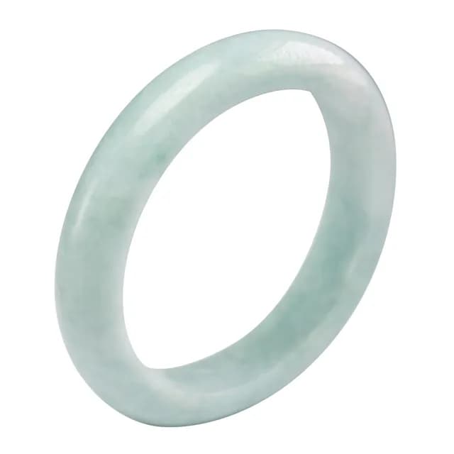 【漢石齋】情人節禮物 天然翡翠A貨 手鐲玉鐲 飄花種 福 利 品(手圍18.4/版寬12.9mm)