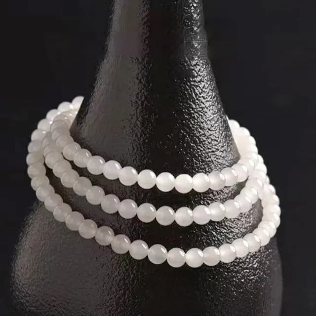 【LEEHER】雙11 父親節禮物 和田玉手串/平安手鍊/飾品/手串/串珠/手鏈/手鍊/玉/手串珠/手串配件/白玉手串/