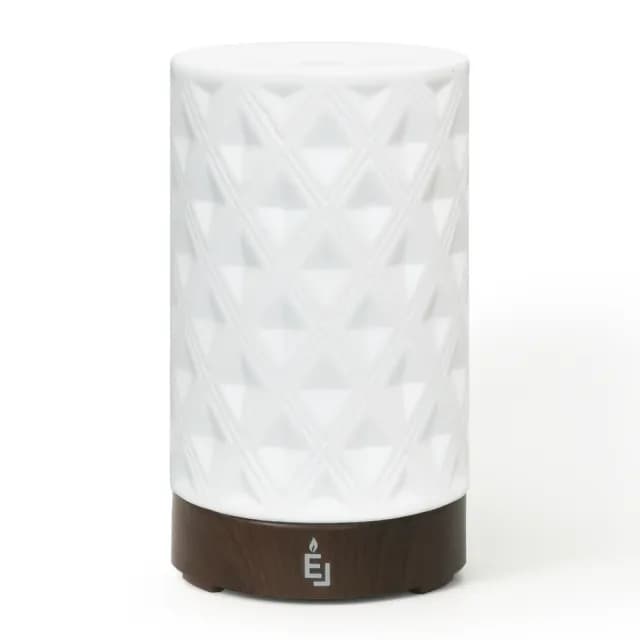 【Earnest Living】織光系列 陶瓷香氛機 100ml(加濕器/薰香機/香氛機/精油燈/水氧機)