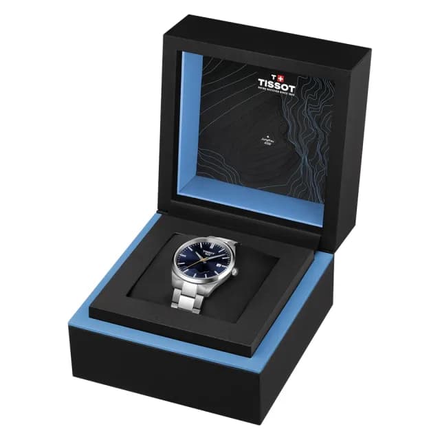 【TISSOT 天梭】PR100 Jungfraujoch 少女峰系列特別款石英手錶-40mm 男錶 畢業 禮物(T1504101104102)