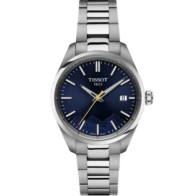 【TISSOT 天梭】PR100 Jungfraujoch 少女峰系列特別款石英手錶-34mm 女錶 畢業 禮物(T1502101104101)