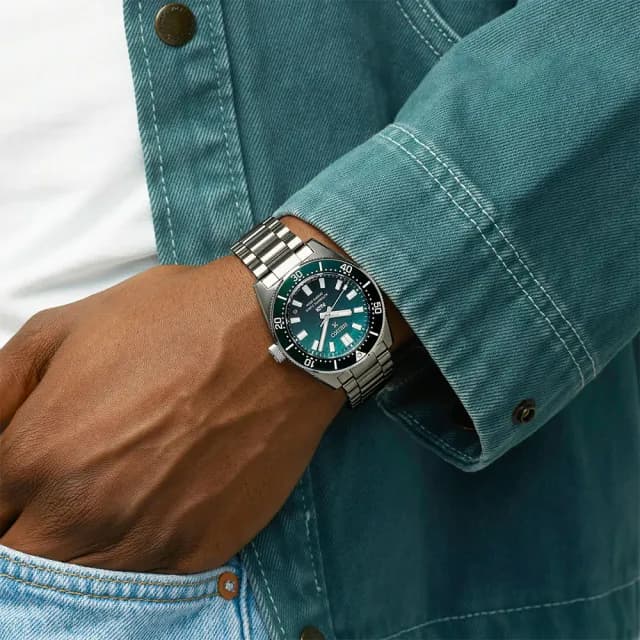 【SEIKO 精工】Prospex PADI特別款 三日鍊 綠色海洋 1965年潛水機械錶 情人節禮物(SPB501J1/6R55-00N0G)