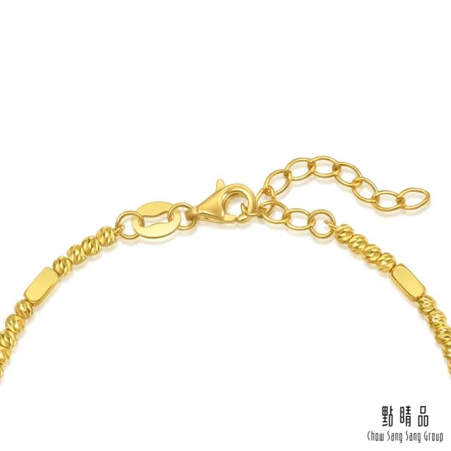 【點睛品】網路獨家款 閃閃碎金 黃金手鍊_計價黃金