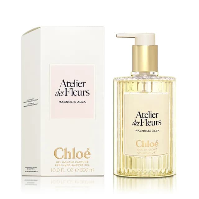 【Chloe’ 蔻依】仙境花園系列 MAGNOLIA ALBA 木蘭詩語香氛沐浴露 300ML(專櫃公司貨)