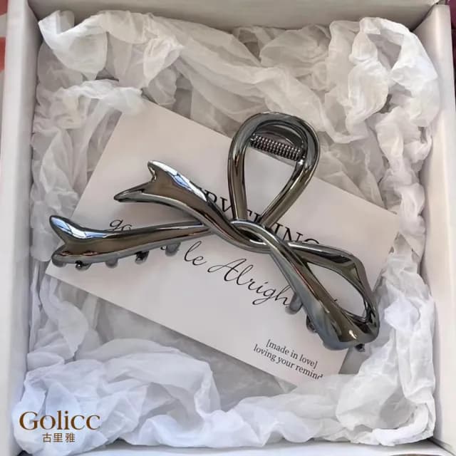 【Golicc】髮夾 日韓 蝴蝶結 飄帶(七夕 情人節 生日 髮飾 頭飾 鯊魚夾 抓夾 禮物)
