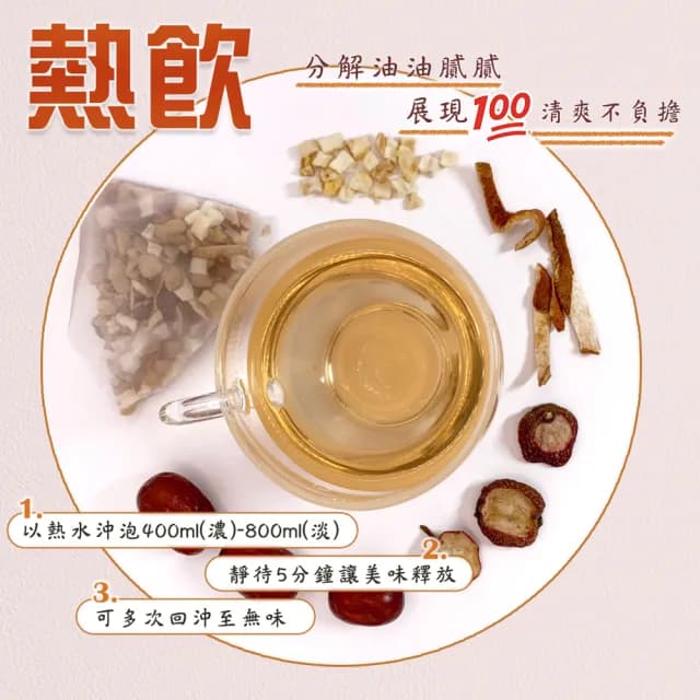 【蔘大王】蘋果山楂茶包X1組（8gX10入/組）(仙楂酸爽 解膩幫助消化 加紅棗 陳皮 可冷泡冰的果茶三角茶包)