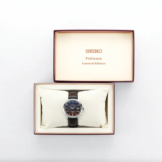 【SEIKO 精工】Presage 限量 紫色日落 STAR BAR 聯名機械錶 男錶 父親節禮物(SRPK75J1/4R35-06F0P)