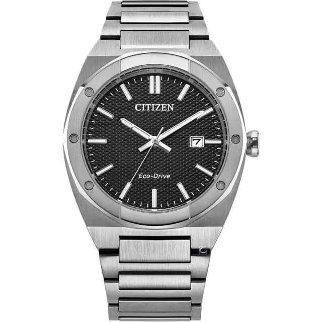【CITIZEN 星辰】CITIZEN 星辰 父親節推薦款 光動能都會大三針手錶 送禮推薦-銀x黑(BM7660-54E)