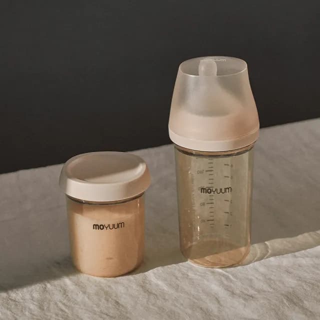 【MOYUUM】mov.aa圓口偏心奶瓶 經典款 160ml(1m+)