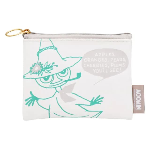【sun-star】情人節禮物 Moomin 迷你拉鍊收納包 零錢包 嚕嚕米與阿金