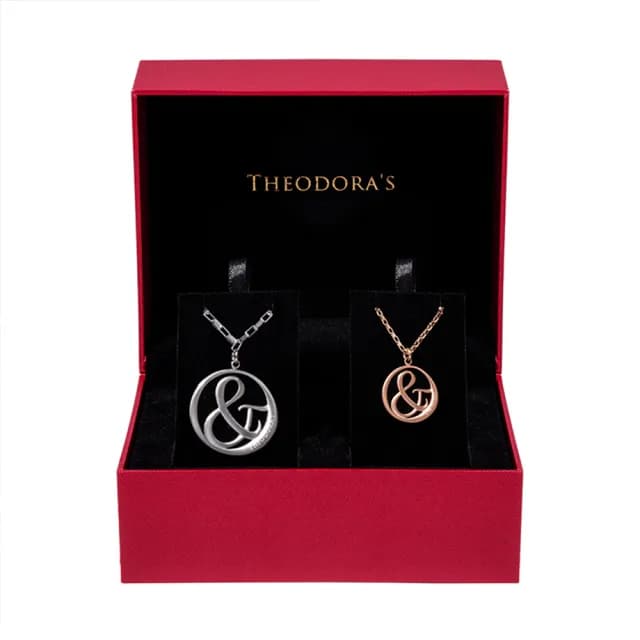 【THEODORA’S 希奧朵拉】可選色｜21公克西德鋼情侶項鍊 女款&男款(情侶項鍊 情侶飾品 情人節禮物)