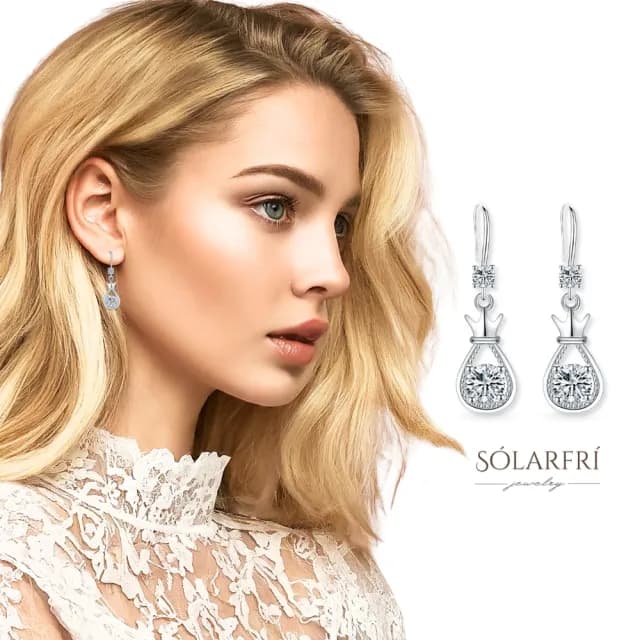 【SOLARFRi】耳墜飾耳環｜時尚閃耀輕奢小眾款親膚低敏 附品牌禮盒包裝(閨蜜情人女友母親老婆生日禮物)