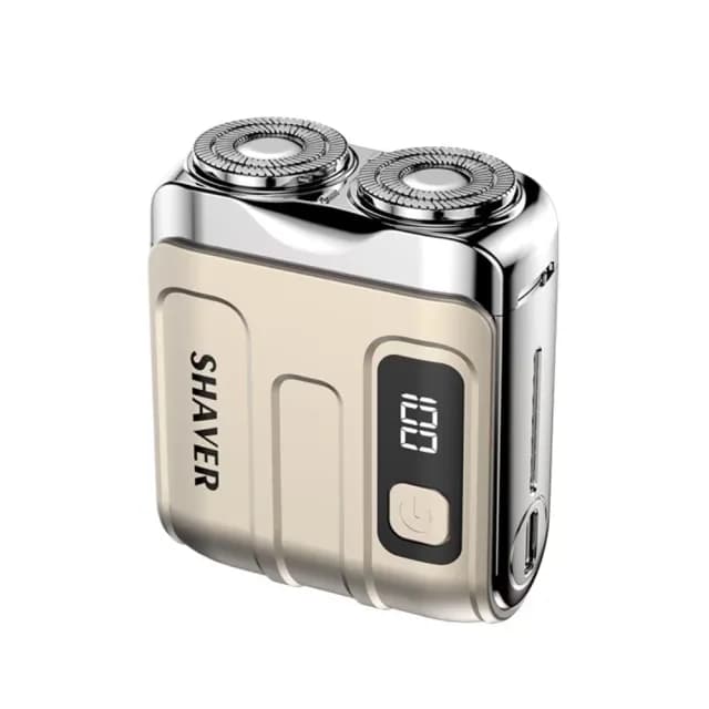 【智能剃鬚】磁吸懸浮刀網電動刮鬍刀(雙刀頭 剃鬚刀 刮毛刀 旅行 出差 商務 修毛器 電鬍刀 電推 男)