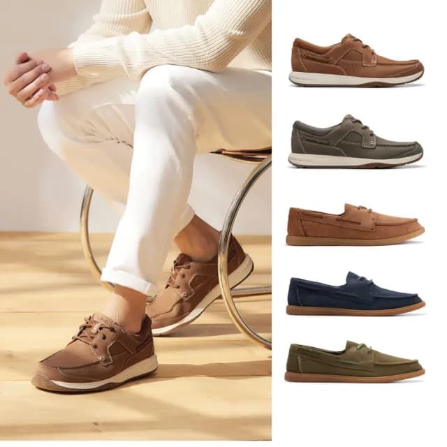 【Clarks】英國經典男鞋 帆船鞋 休閒鞋 健走鞋(網路獨家)