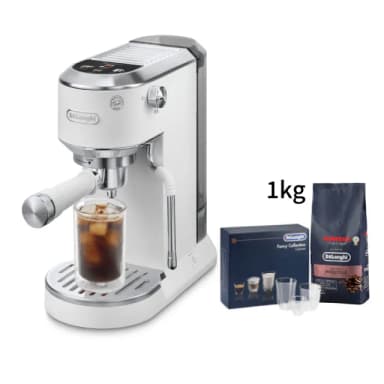 【Delonghi 迪朗奇】官方直營 半自動義式咖啡機EC890.WI(霧雪白 2025新機 預購於8/25起陸續出貨)