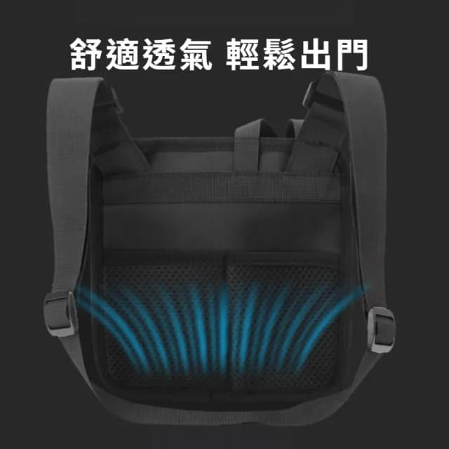 【科學收納】父親節禮物 戰術風萬用戶外運動斜背包(自由調節 多背法 休閒 斜跨包 單肩 側肩 男士 生日禮物)