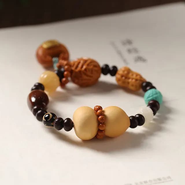 【LEEHER】雙11 瑪瑙手串/菩提手鍊/葫蘆手串/佛珠手串/串珠手鍊/紫檀/財神/保平安/檀香木/開運
