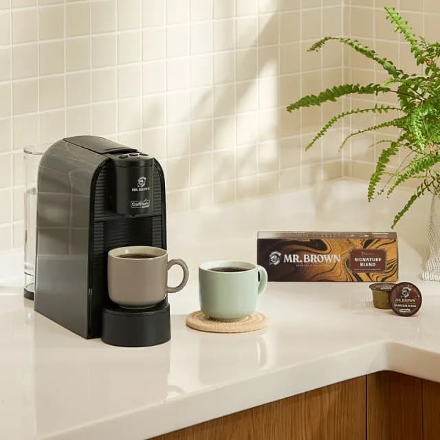 【MR.BROWN 伯朗】膠囊咖啡機 S36 黑