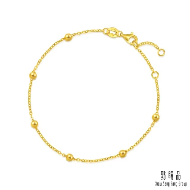 【點睛品】小圓珠O字鍊 黃金手鍊_計價黃金