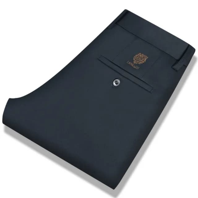 【巴黎精品】現貨秒發 男商務彈力西裝褲修身西裝褲直筒機能免燙(男長褲休閒父親節禮物3色a1ff16)