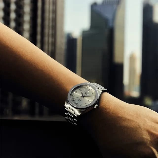 【TISSOT 天梭 官方授權】Solar PRC 100 李棟旭配戴款 太陽能手錶 男錶-銀/39mm 送禮 推薦(T1514221103100)
