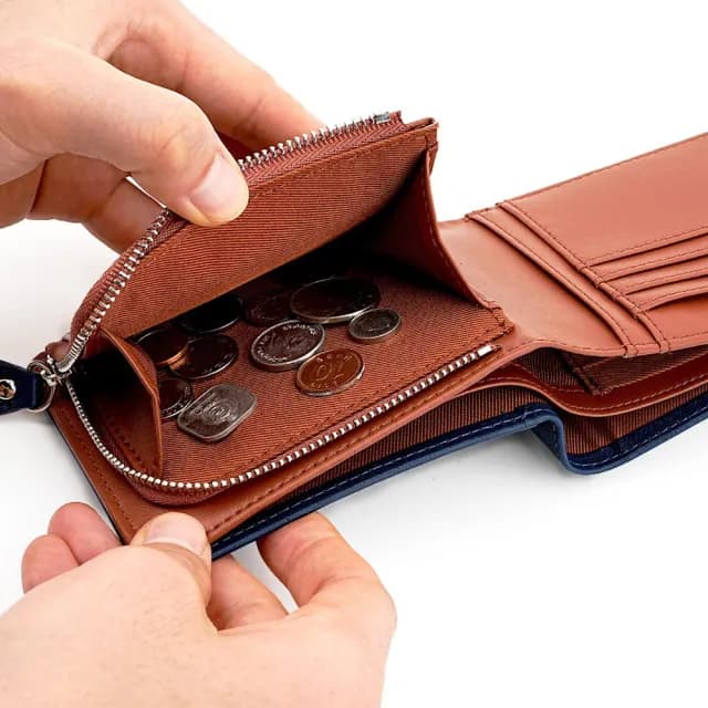 【LEESA】雙11 二折短夾\牛皮錢包\真皮皮夾\多卡位\皮夾\錢包\卡夾\頭層牛皮\拉鍊零錢包\小皮夾