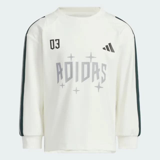 【adidas 愛迪達】SPORTSWEAR 運動套裝 長袖/長褲 童裝 KC5991