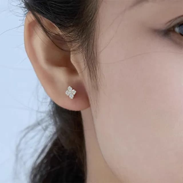 【BRILLMOND JEWELRY】18K黃金 輕珠寶 天鑽石耳環 多款選(全18K金 天然鑽石)