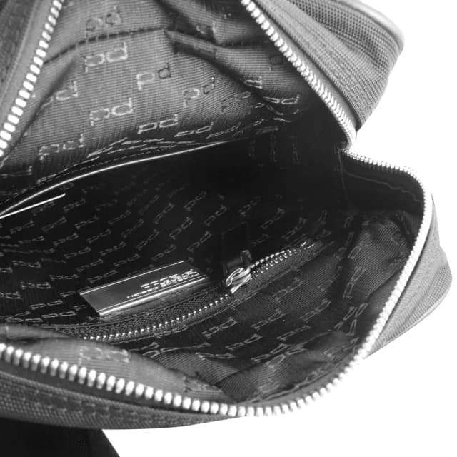 【Alviero Martini】PORSCHE DESIGN 保時捷 黑色側背包義大利地圖包 4卡零錢袋短夾-地圖黃(父親節禮物)