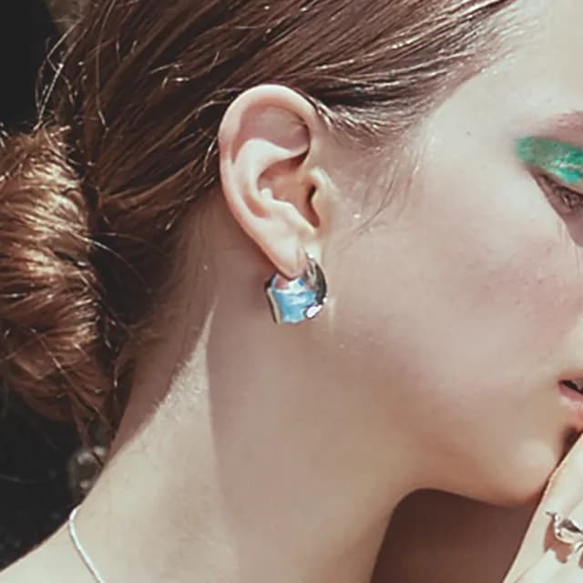 【Olivia Yao Jewellery】Scallop  幸運花瓣純銀耳環