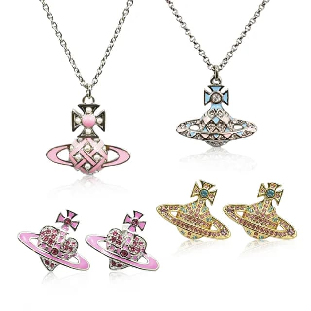 【Vivienne Westwood】經典行星土星 項鍊/耳環/手鍊(多款可選)