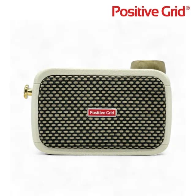 【Positive Grid】Spark GO 5瓦吉他藍芽音箱 白色款／讓音樂更簡單(效果器 藍芽 貝斯 音響 播客 直播)