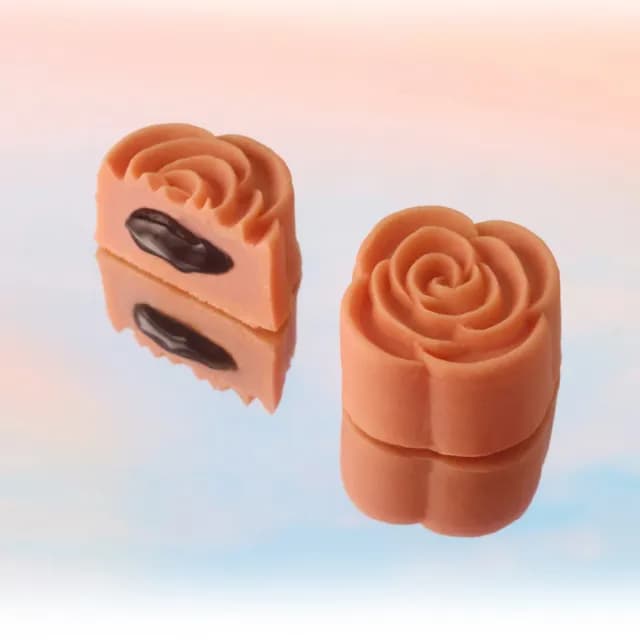 【金格食品】中秋限定沐月禮盒B款5入組(桃山月餅/芋頭麻糬燒/布列塔尼酥餅)
