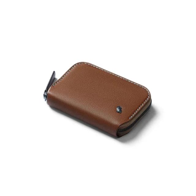 【Bellroy 官方直營】Folio Mini 真皮迷你拉鍊錢包 - RFID防盜(榛果棕)
