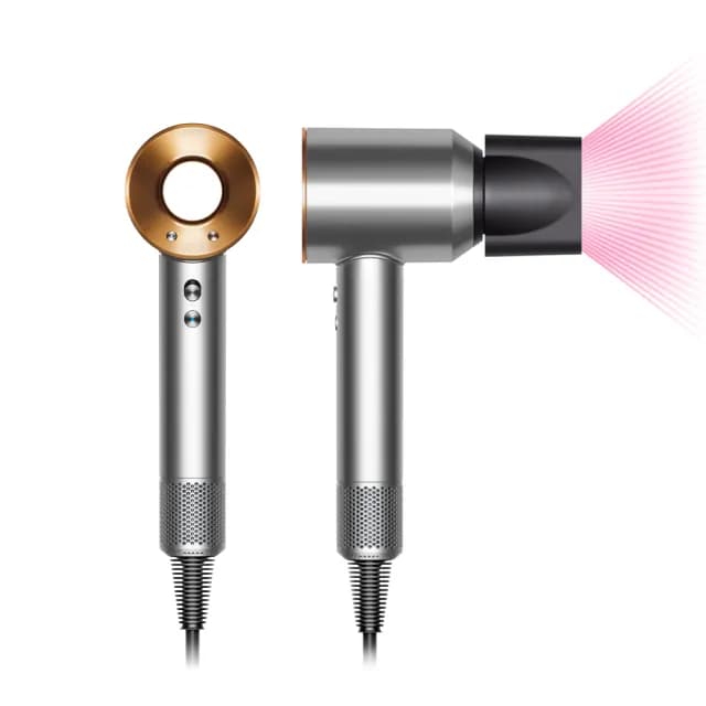 【dyson 戴森】HD08 Origin Supersonic 吹風機 溫控 負離子(銀銅 平裝版)