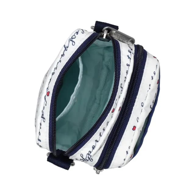 【Lesportsac】迷你手機包 斜背包 隨身包 小包 送禮 禮物 女包 男包 情人節禮物(藍調手札)