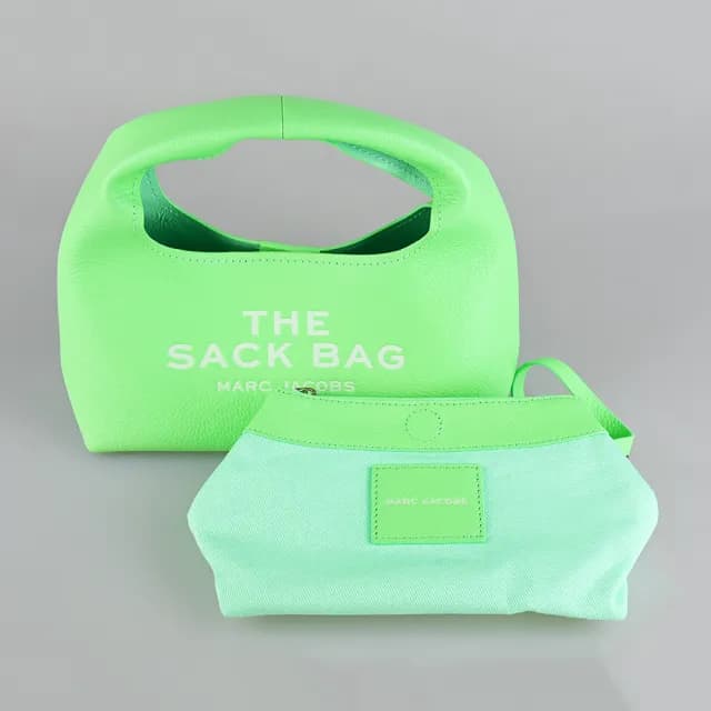 【MARC JACOBS】MARC JACOBS THE SACK BAG手袋(mini/螢光綠)