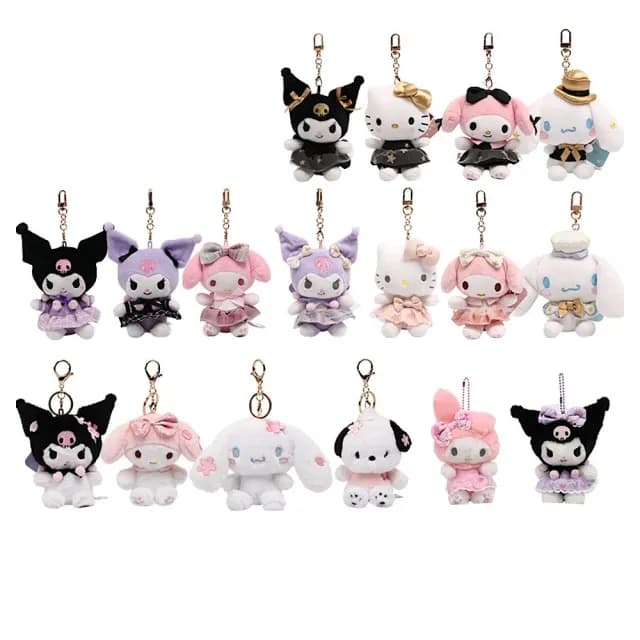 【SANRIO 三麗鷗】吊飾 大耳狗 美樂蒂 酷洛米 吊飾 帕恰狗 凱蒂貓 Kitty鑰匙圈(送禮閨蜜女兒小孩生日禮)