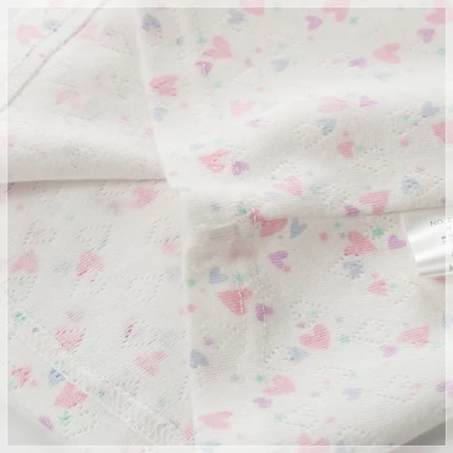 【橘魔法】（3入）愛心緹花透氣網眼棉質背心(女童 無袖背心 內衣 居家服 內搭 中童 兒童 童裝 大童)