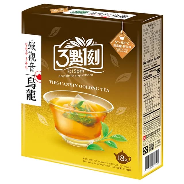 【3點1刻】烏龍茶+花茶任選18入x5盒(四季春/鐵觀音/紅烏龍/薄荷/玫瑰/薰衣草)