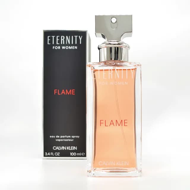 【Calvin Klein】永恆熾愛女性淡香精 100ml(CK Eternity Flame For Women香水 平行輸入)