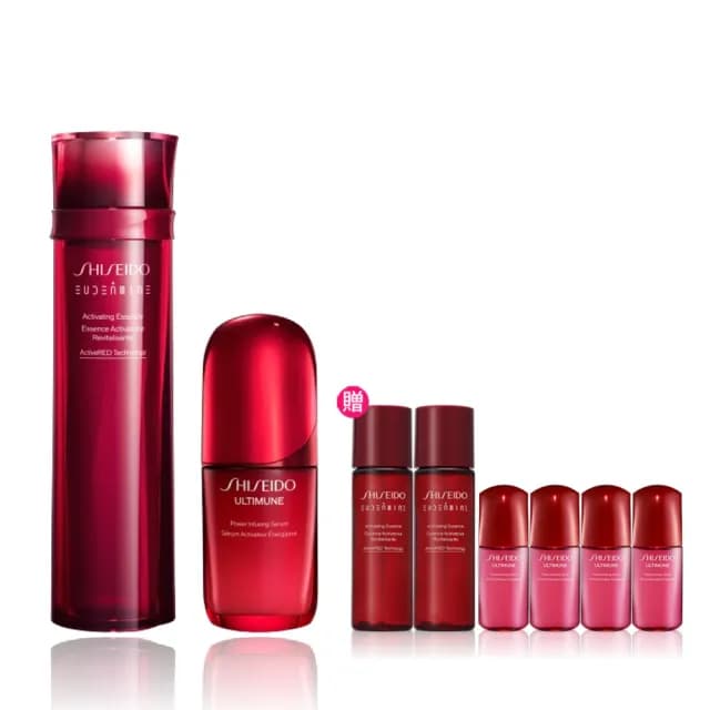 【SHISEIDO 資生堂國際櫃】小紅瓶50mL+奇蹟露145mL(小紅瓶/精華液/保濕/精華水/化妝水)