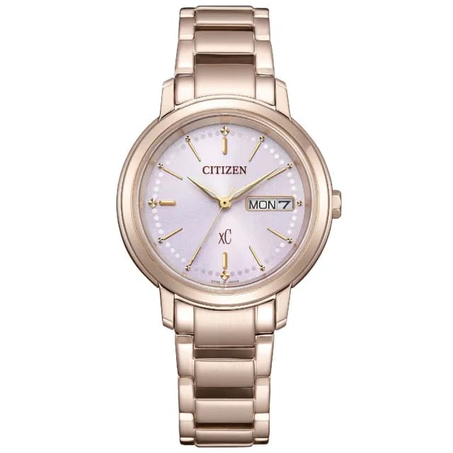 【CITIZEN 星辰】xC系列 Hebe田馥甄廣告配戴 簡約時尚 光動能腕錶 七夕 情人節 送禮 推薦(EW2426-54X)