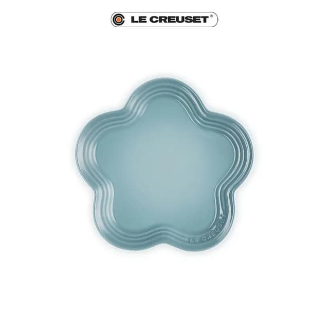 【Le Creuset】瓷器花型盤 19 cm(藍鈴紫/無花果/水手藍/海洋之花 4色選1)