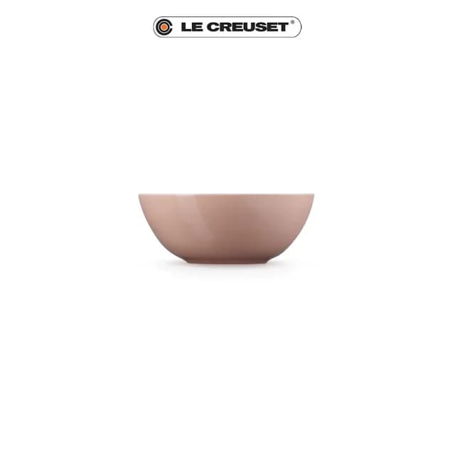 【Le Creuset】瓷器早餐穀片碗16cm(鮭魚粉)