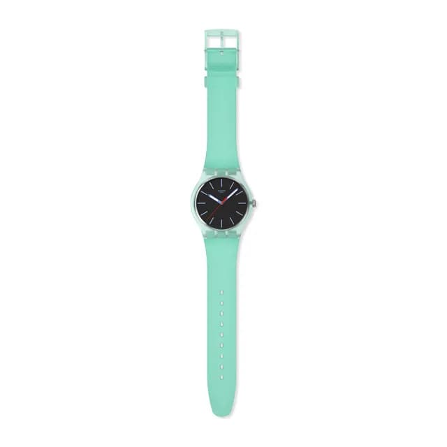 【SWATCH】HINT OF MINT 經典手錶/男錶/女錶/瑞士製造 SO29L103(41mm)
