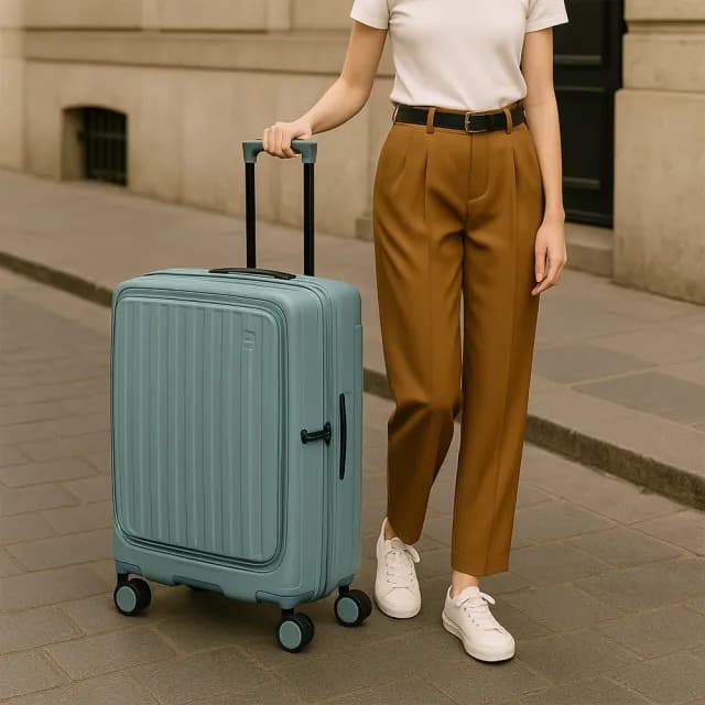 【Acer Fashion】25吋 巴塞隆納前開式行李箱(多色任選)